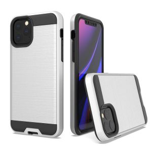 BRUSH METAL CASE FOR IPHONE 11 PRO SILVER