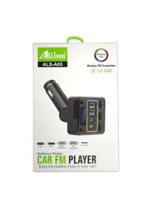 Multifuncon Wireless Car FM Player - A65 