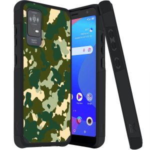 Moto G Play 2023 Tough Strong Hybrid (Magnet Mount Friendly) Case Cover - Camo