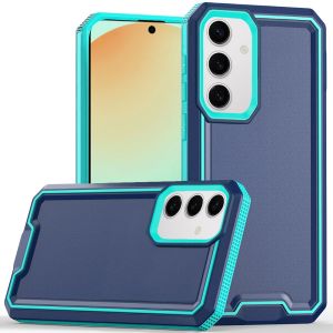 For Samsung S24 FE Rank Tough Strong Modern Fused Hybrid Case Cover - Blue