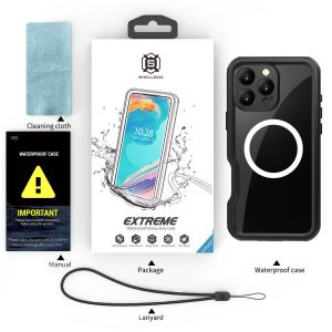Waterproof Case For iPhone 15 Pro - Black